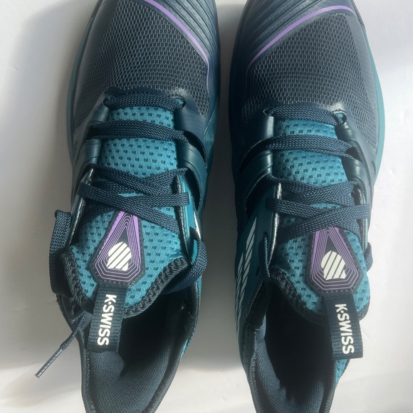 K-Swiss Speed-Trac Blue Purple Mens Pickleball Tennis Court Shoes Size 9.5 - Picture 2 of 9